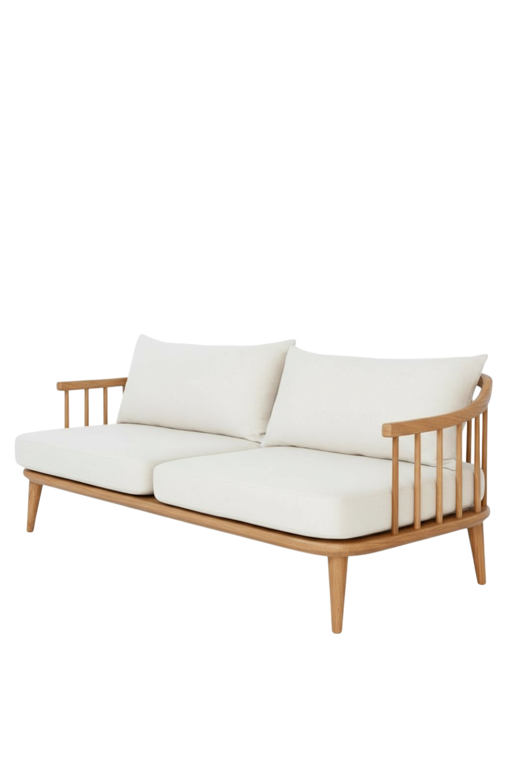 Minderli İkili Ahşap Koltuk