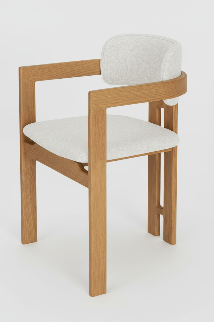 Döşemeli Ahşap Sandalye