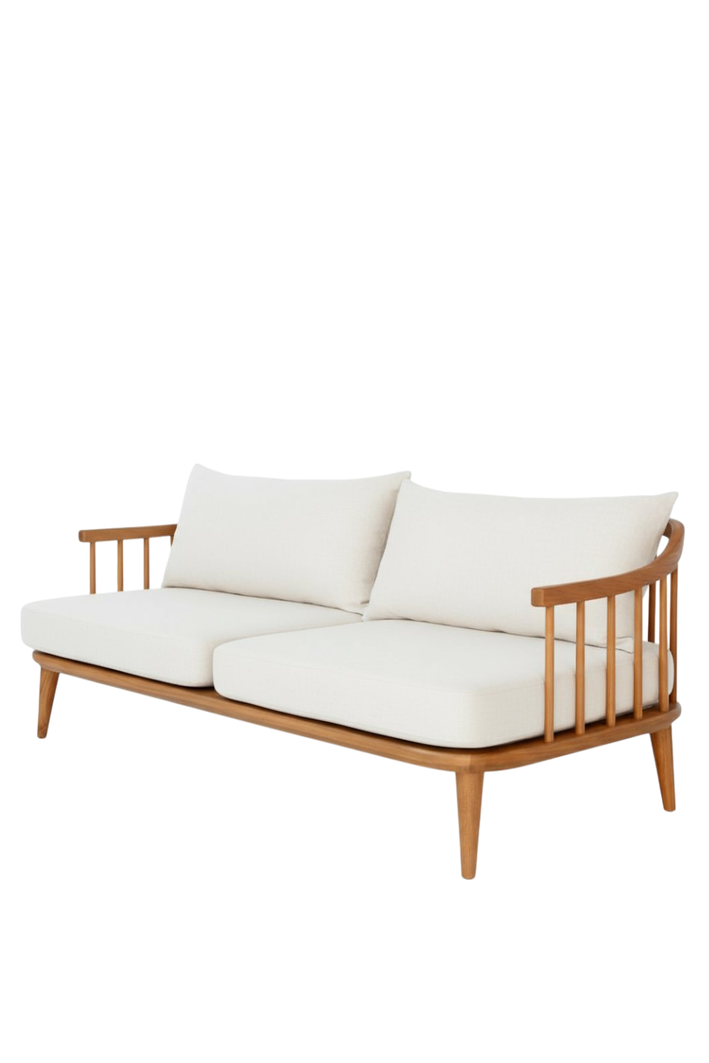 Minderli İkili Ahşap Koltuk