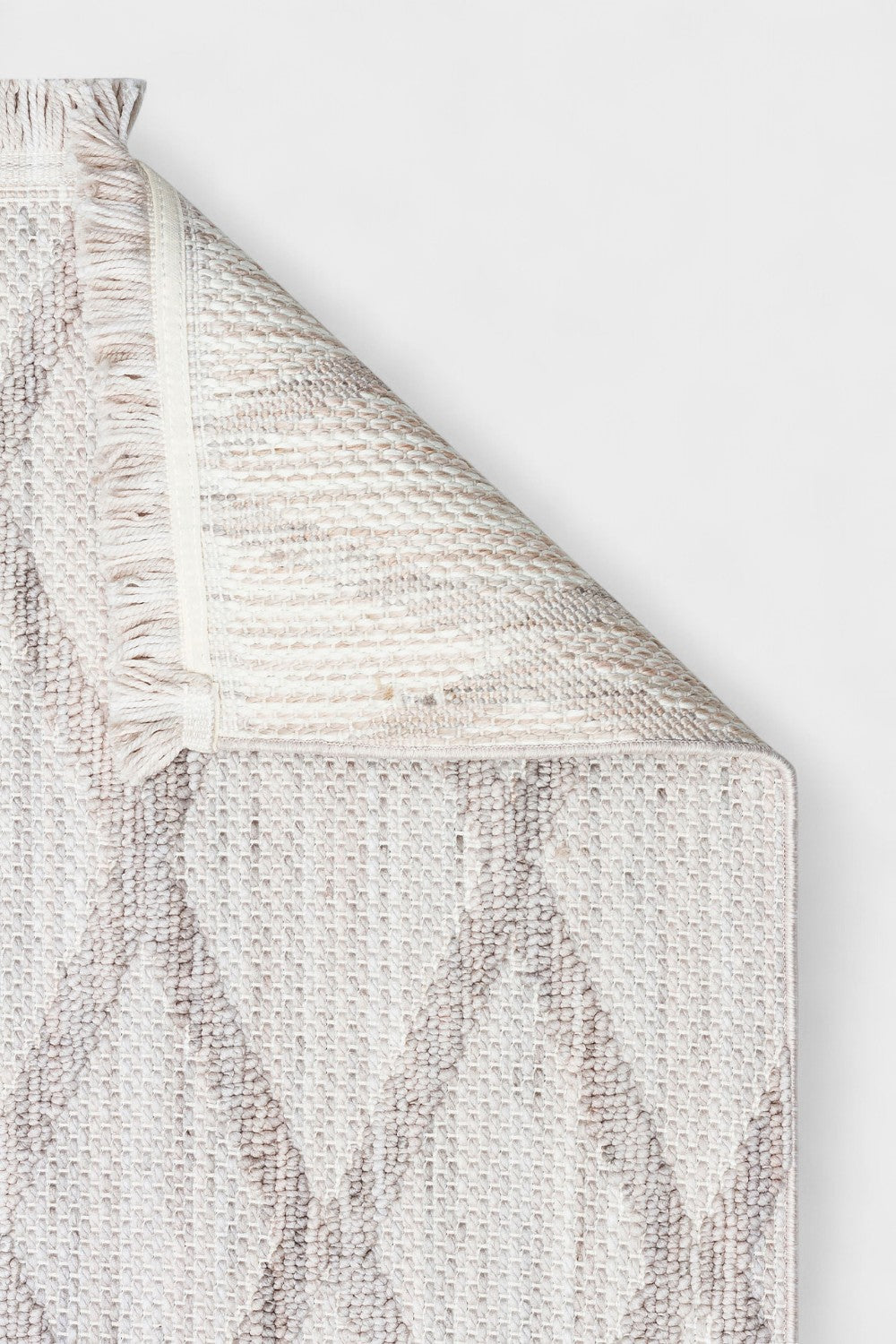 Hav Vermeyen Örgü Dokulu Püsküllü Halı