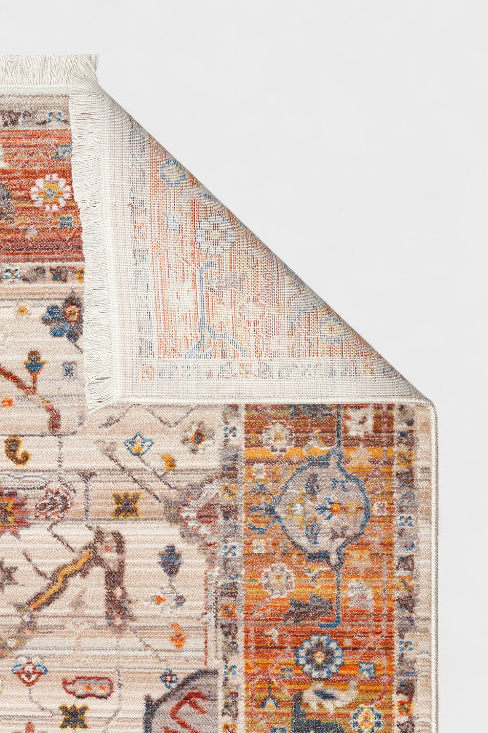 Etnik Desenli Yumuşak Tuşeli Dokuma Halı