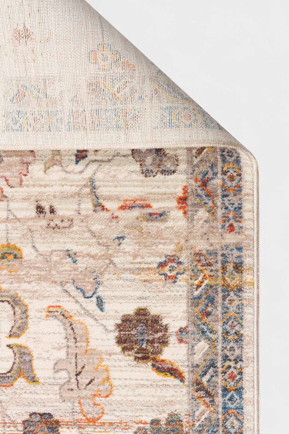 Etnik Desenli Yumuşak Tuşeli Dokuma Halı