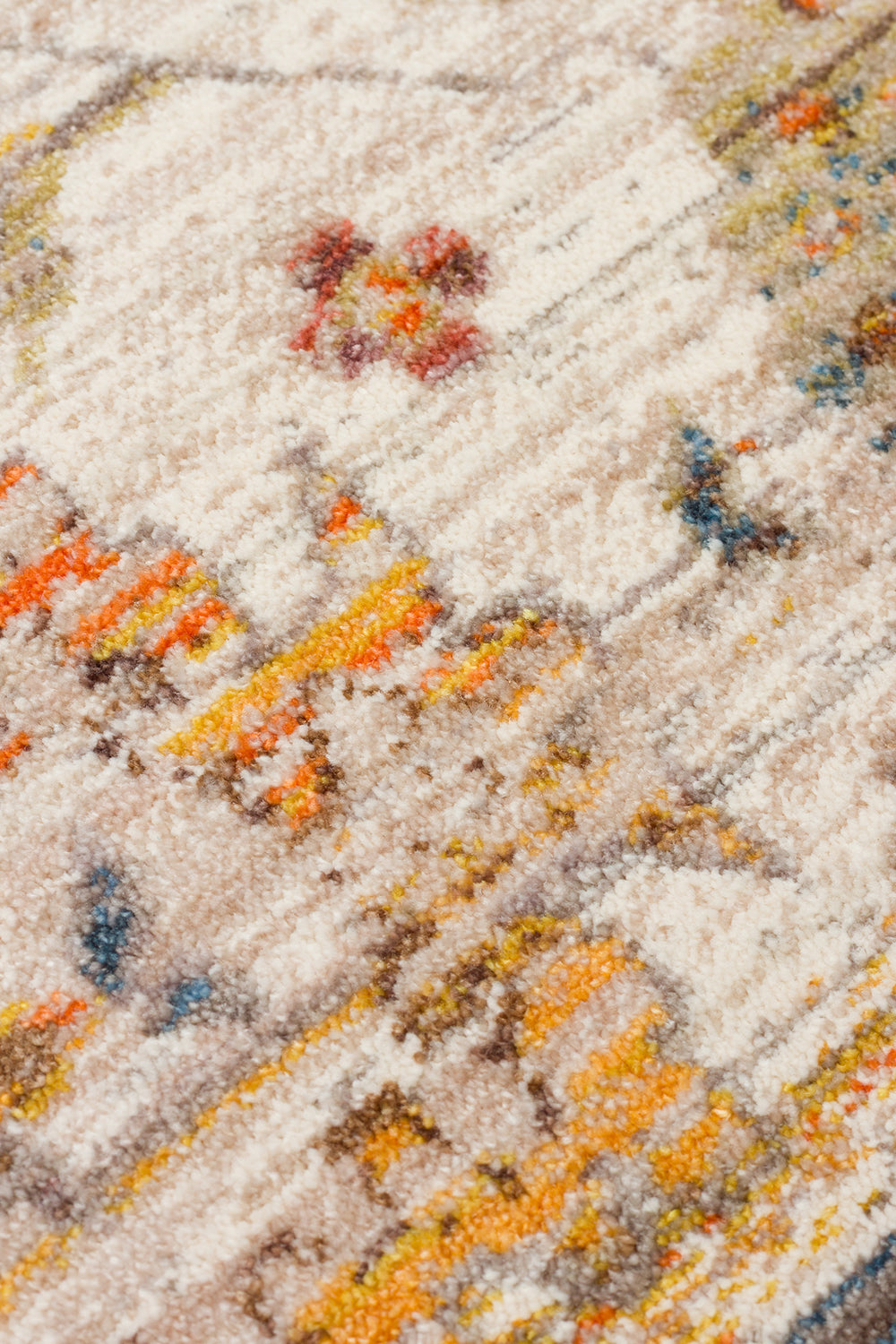 Etnik Desenli Yumuşak Tuşeli Dokuma Halı