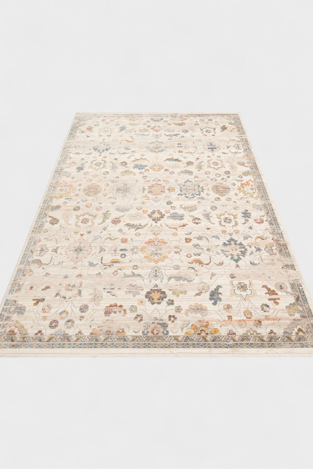 Etnik Desenli Yumuşak Tuşeli Dokuma Halı