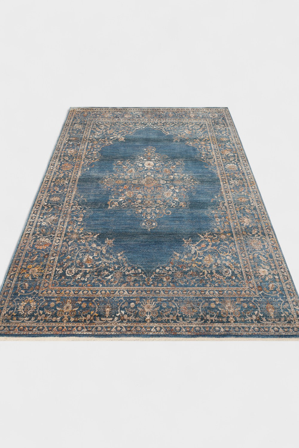 Etnik Desenli Yumuşak Tuşeli Dokuma Halı