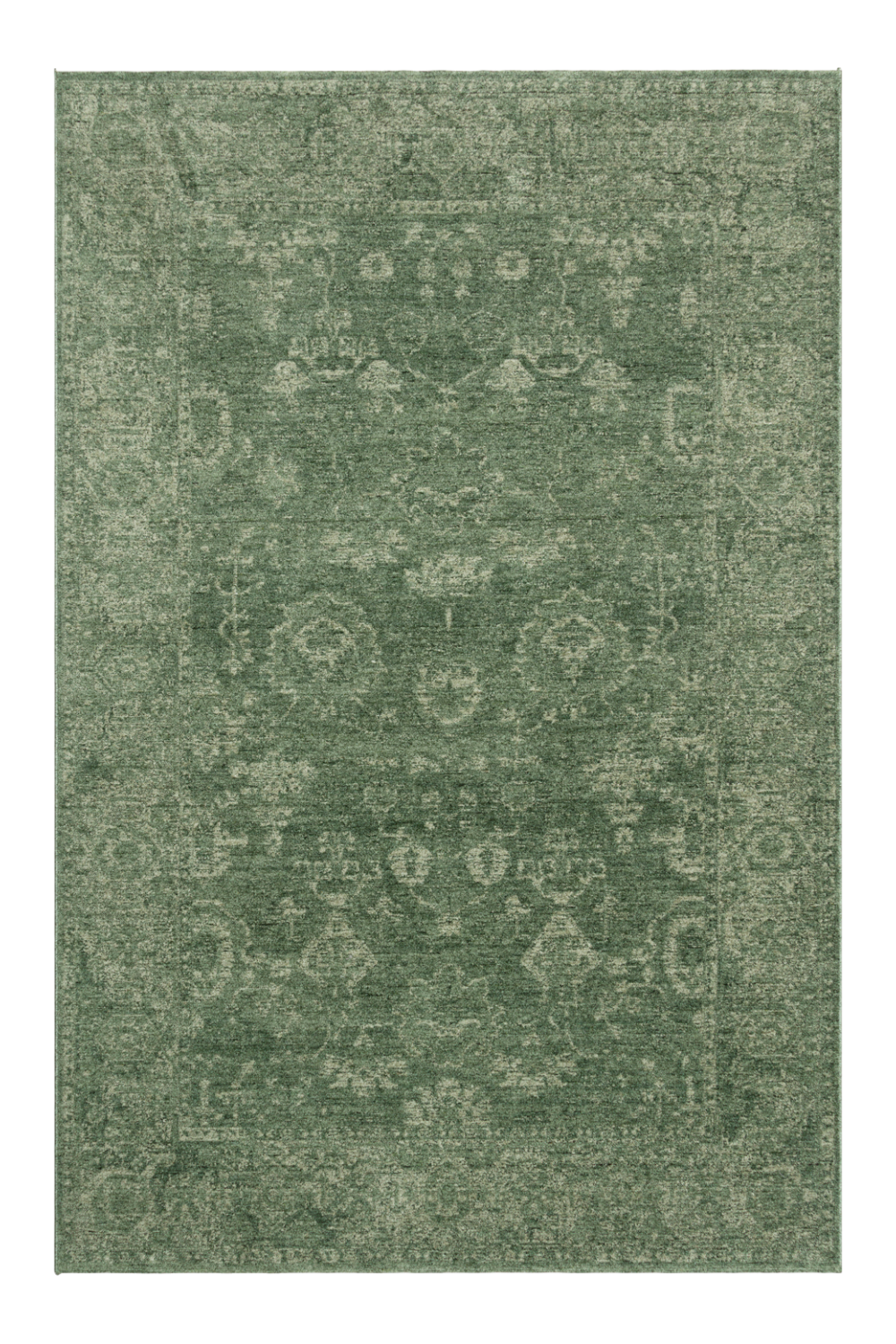 Vintage Görünümlü Yumuşak Tuşeli Dokuma Halı