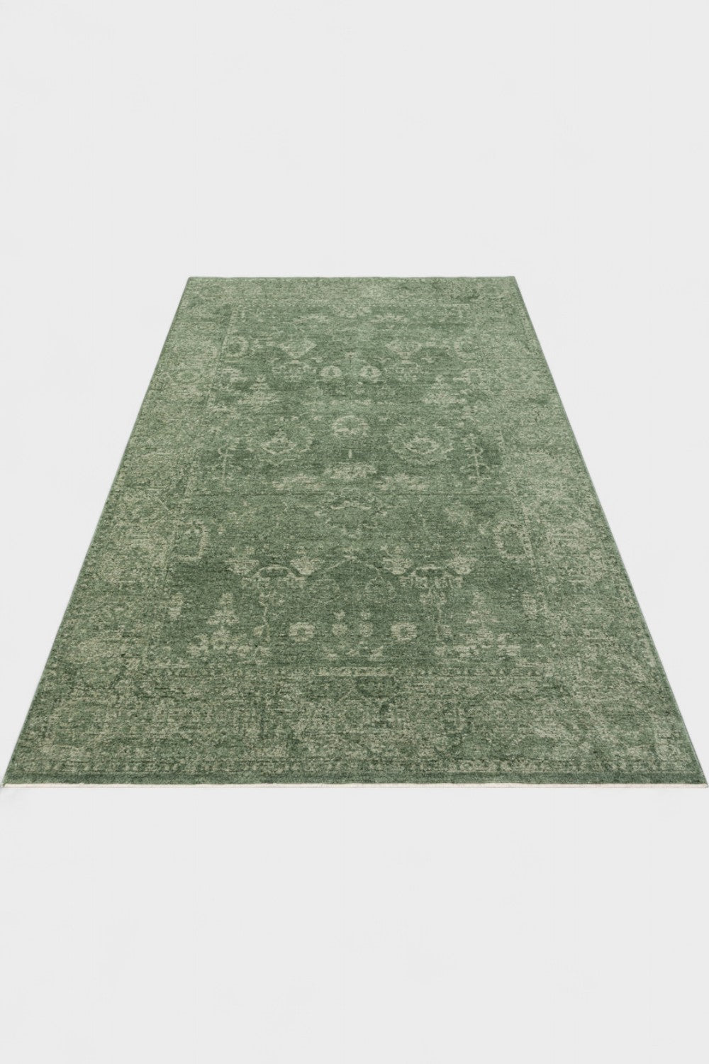 Vintage Görünümlü Yumuşak Tuşeli Dokuma Halı