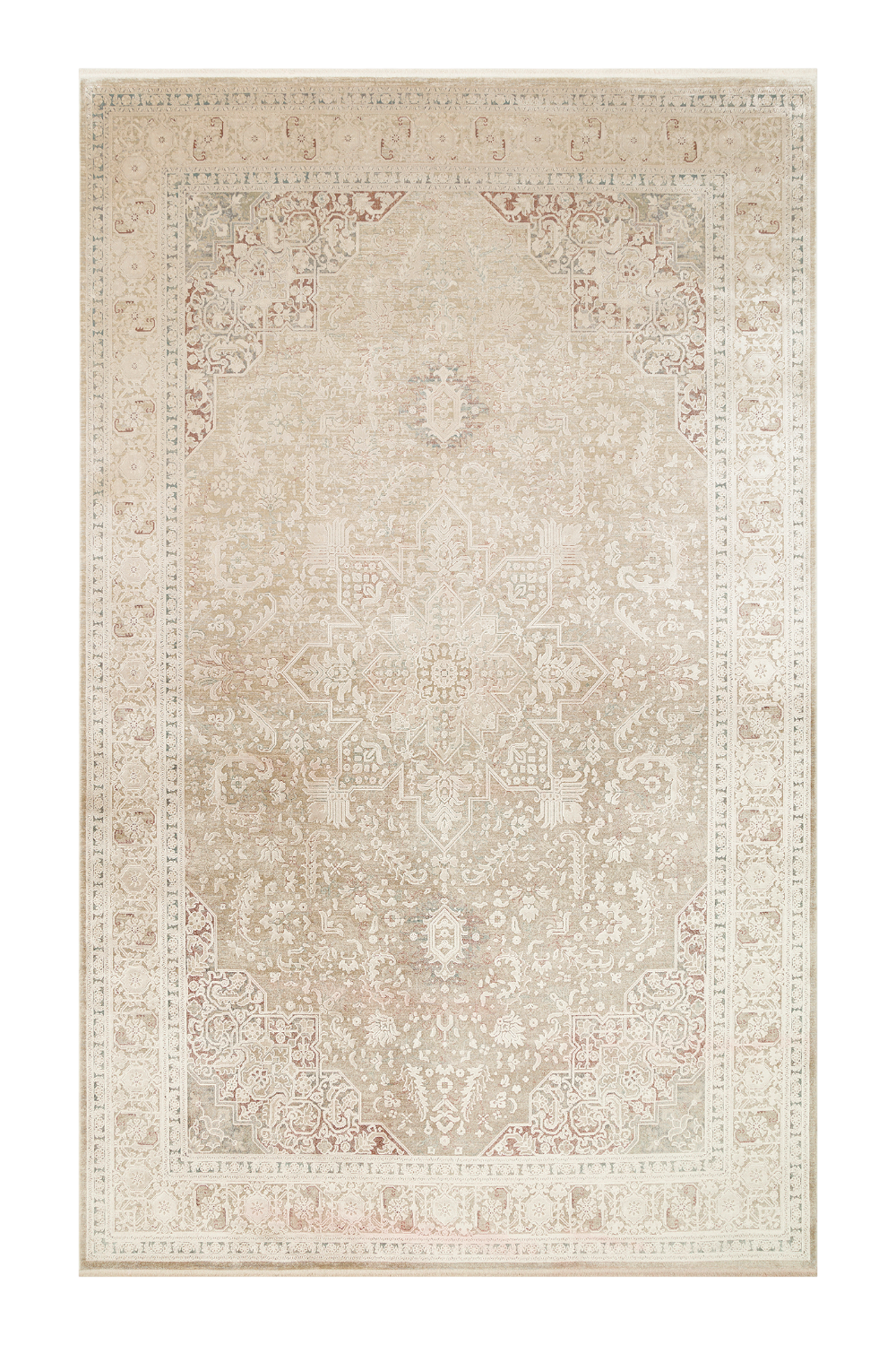 Over-Dyed Vintage Görünümlü Dokuma Halı