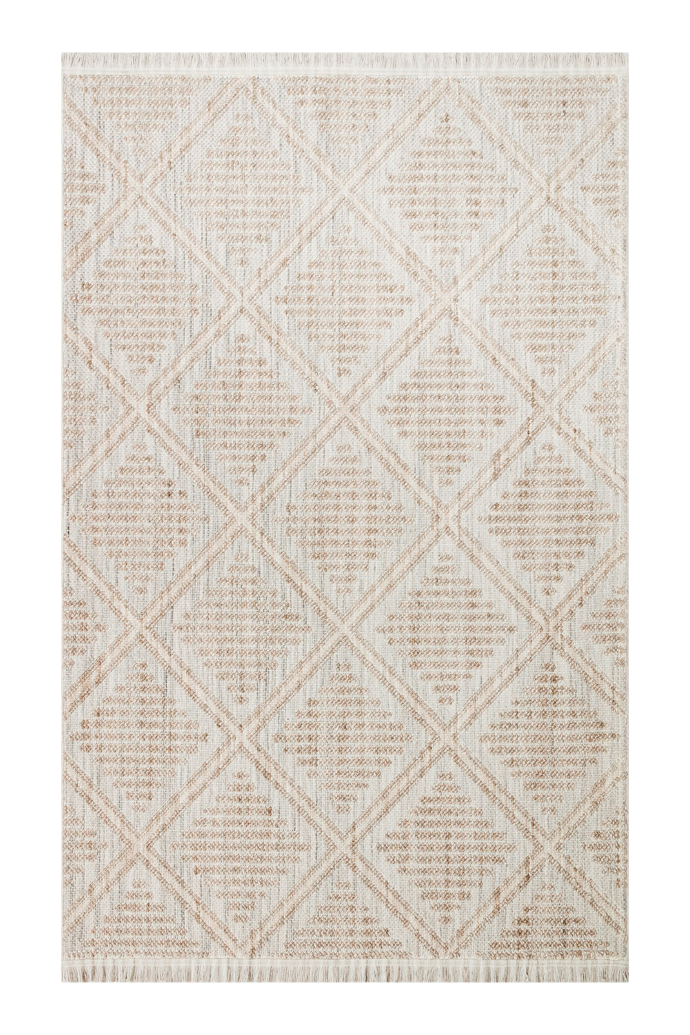 Hav Vermeyen Örgü Dokulu Püsküllü Halı