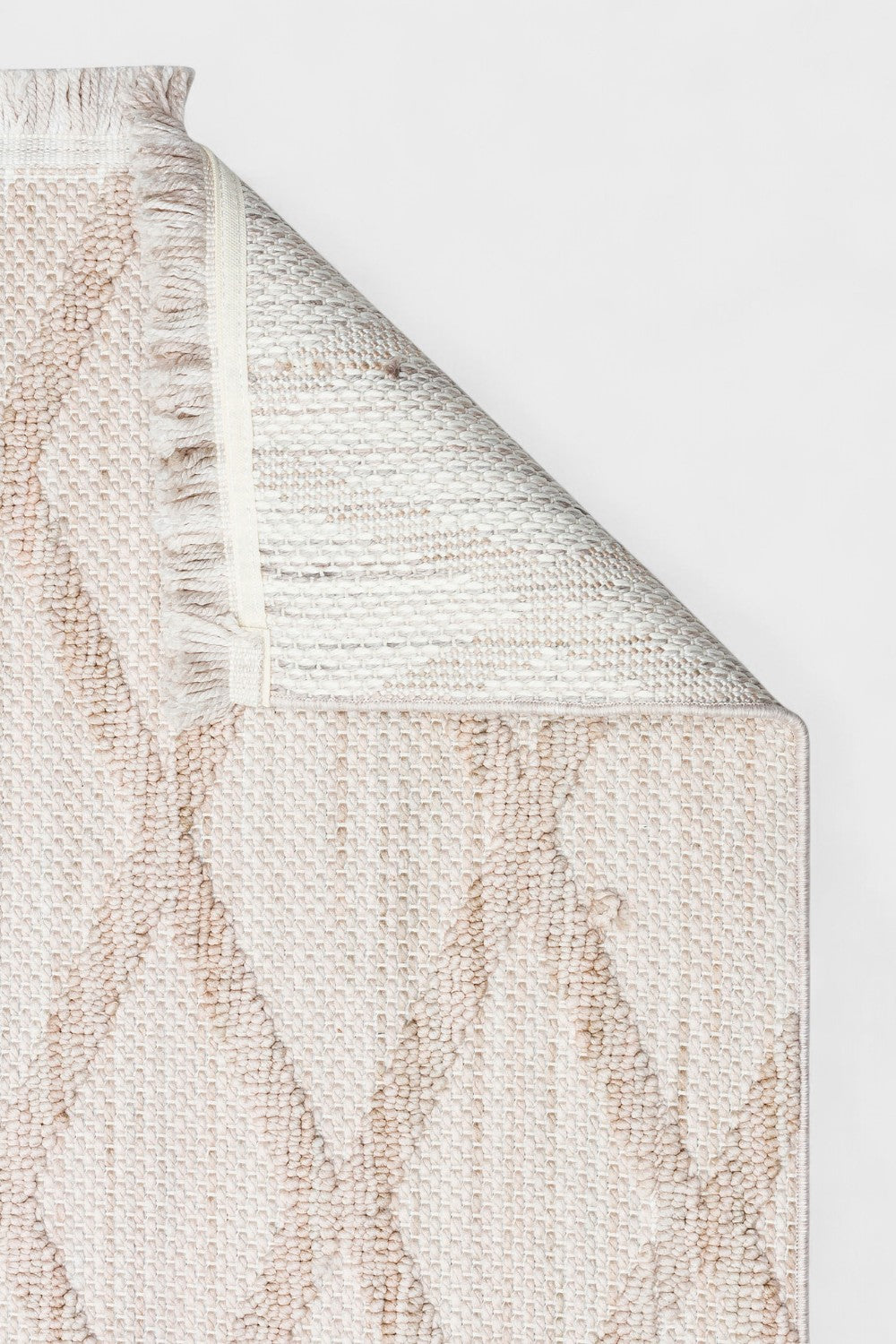 Hav Vermeyen Örgü Dokulu Püsküllü Halı