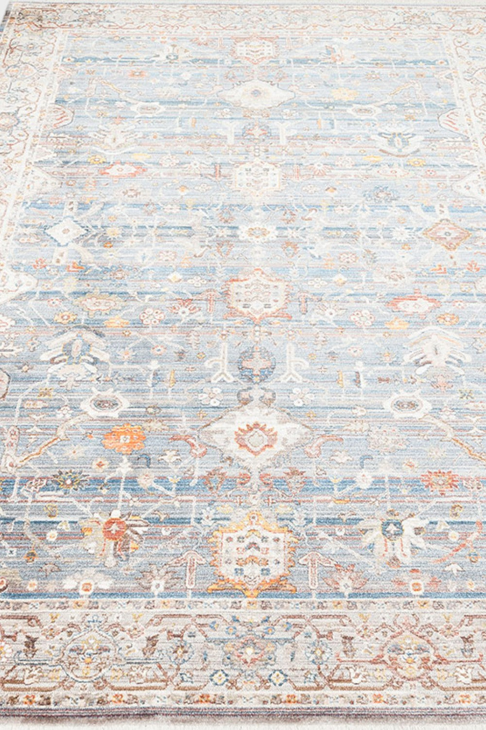 Etnik Desenli Yumuşak Tuşeli Dokuma Halı