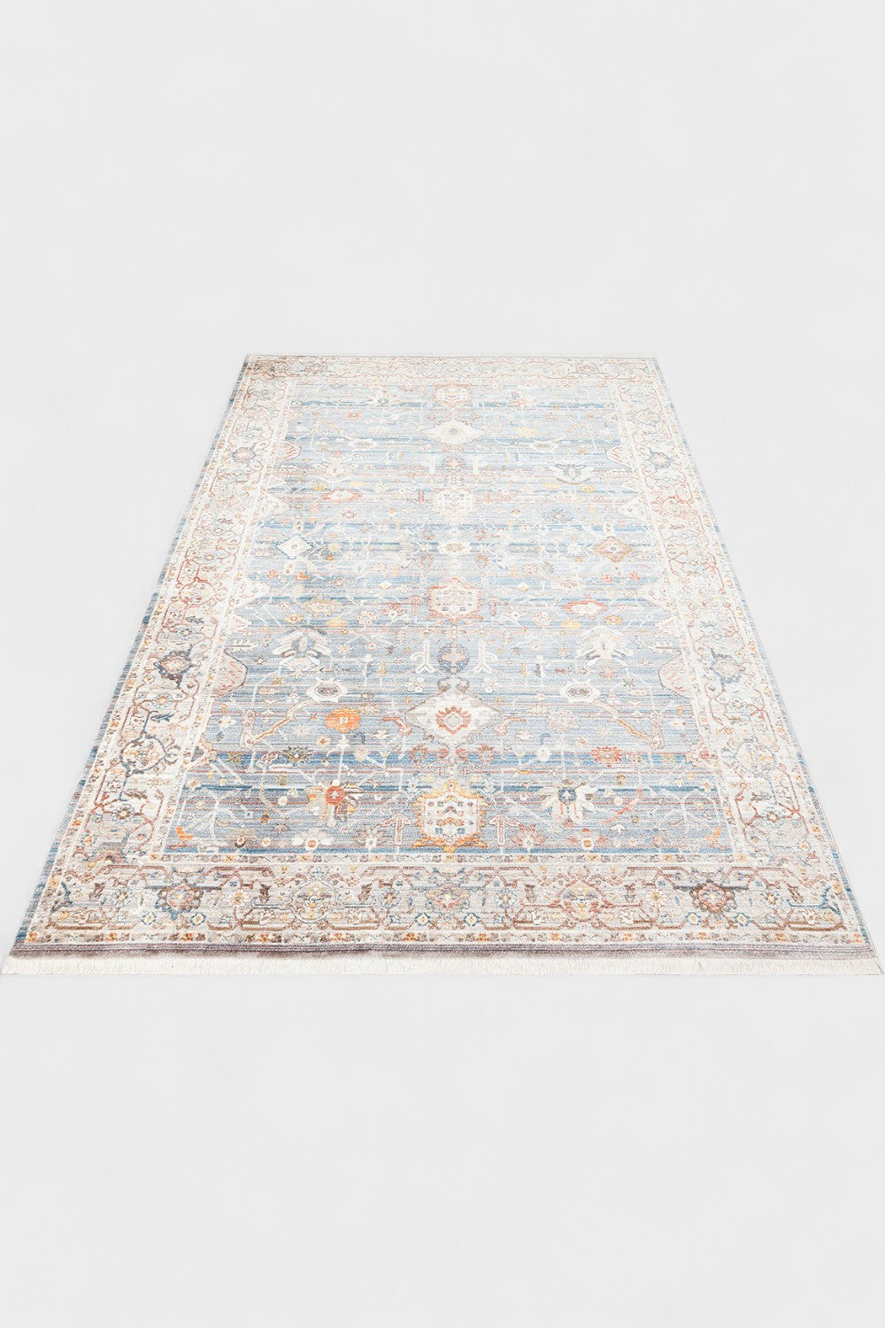 Etnik Desenli Yumuşak Tuşeli Dokuma Halı