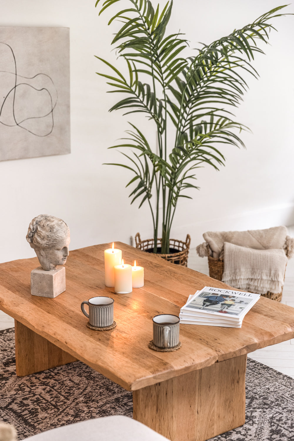 Eskitme Dokulu Sehpa