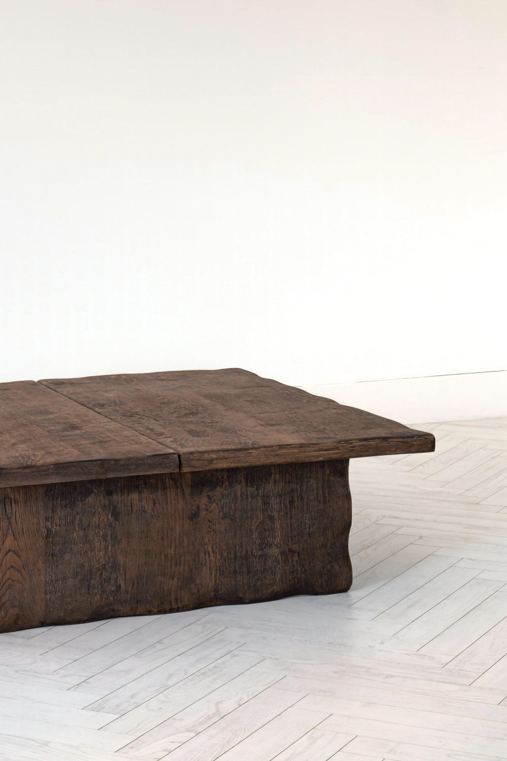 Ahşap Sandıklı Eskitme Sehpa