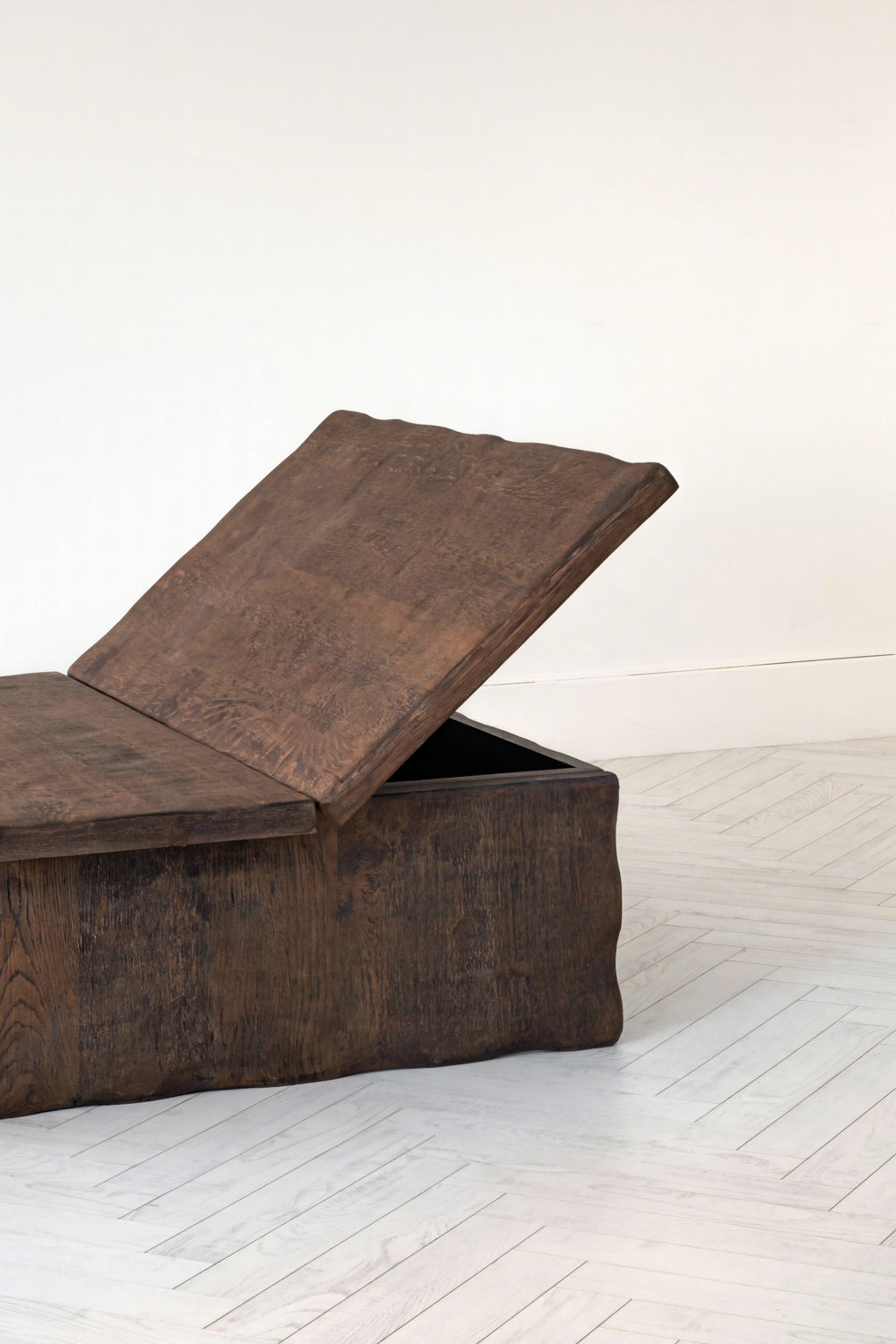 Ahşap Sandıklı Eskitme Sehpa