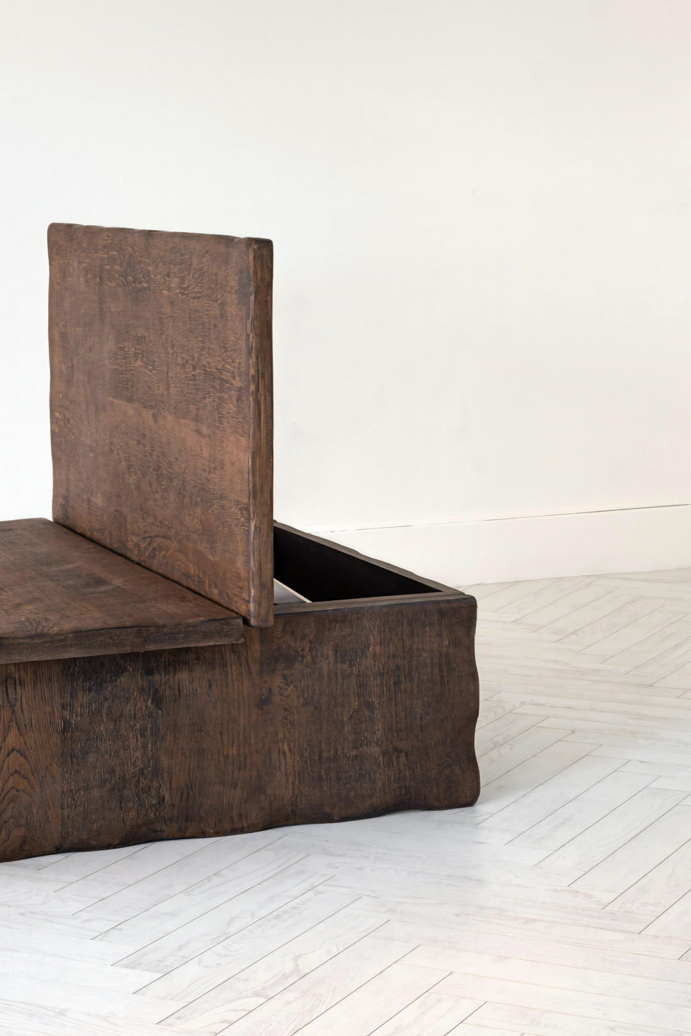 Ahşap Sandıklı Eskitme Sehpa