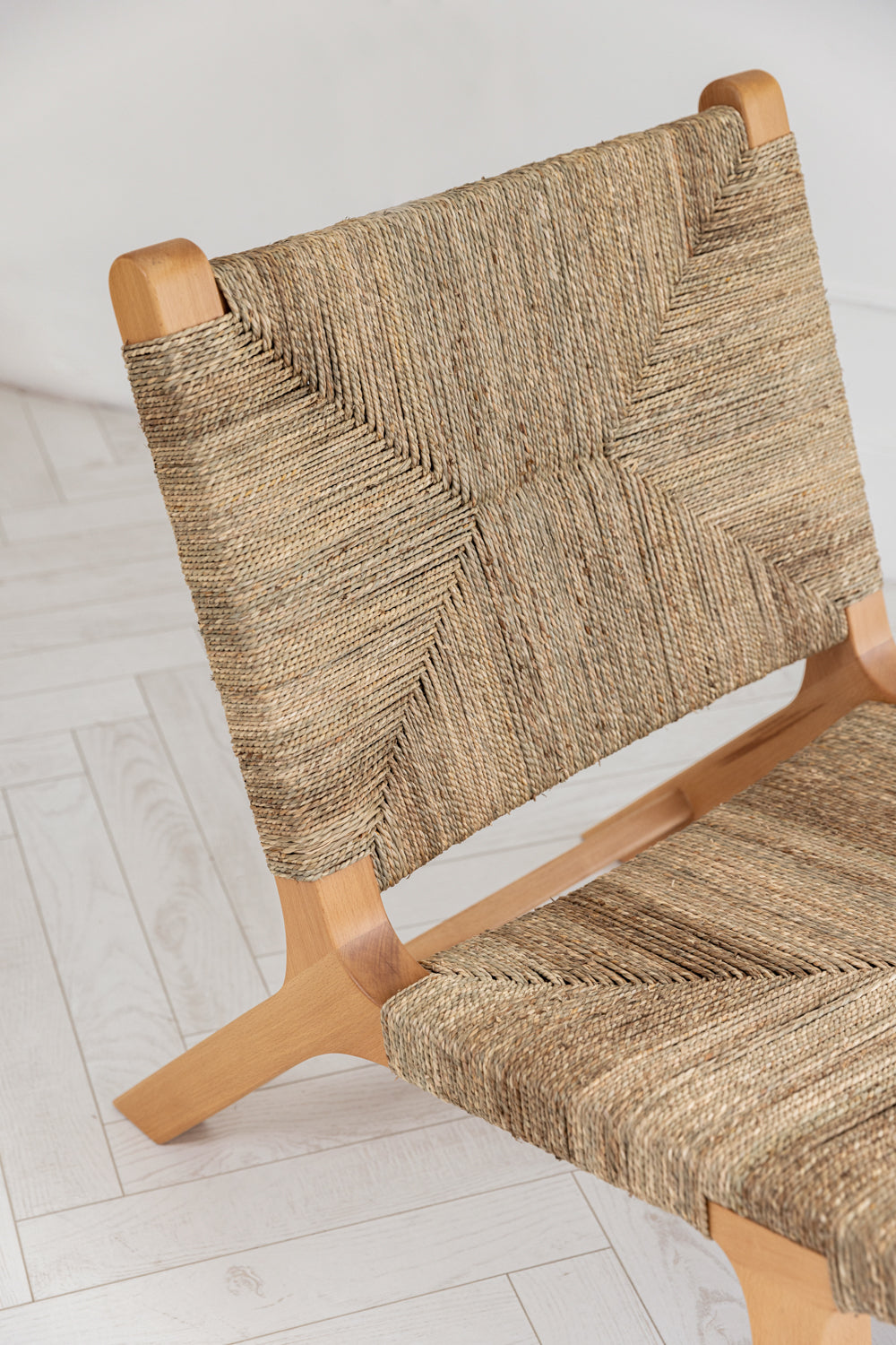 Hasırlı Ahşap Koltuk