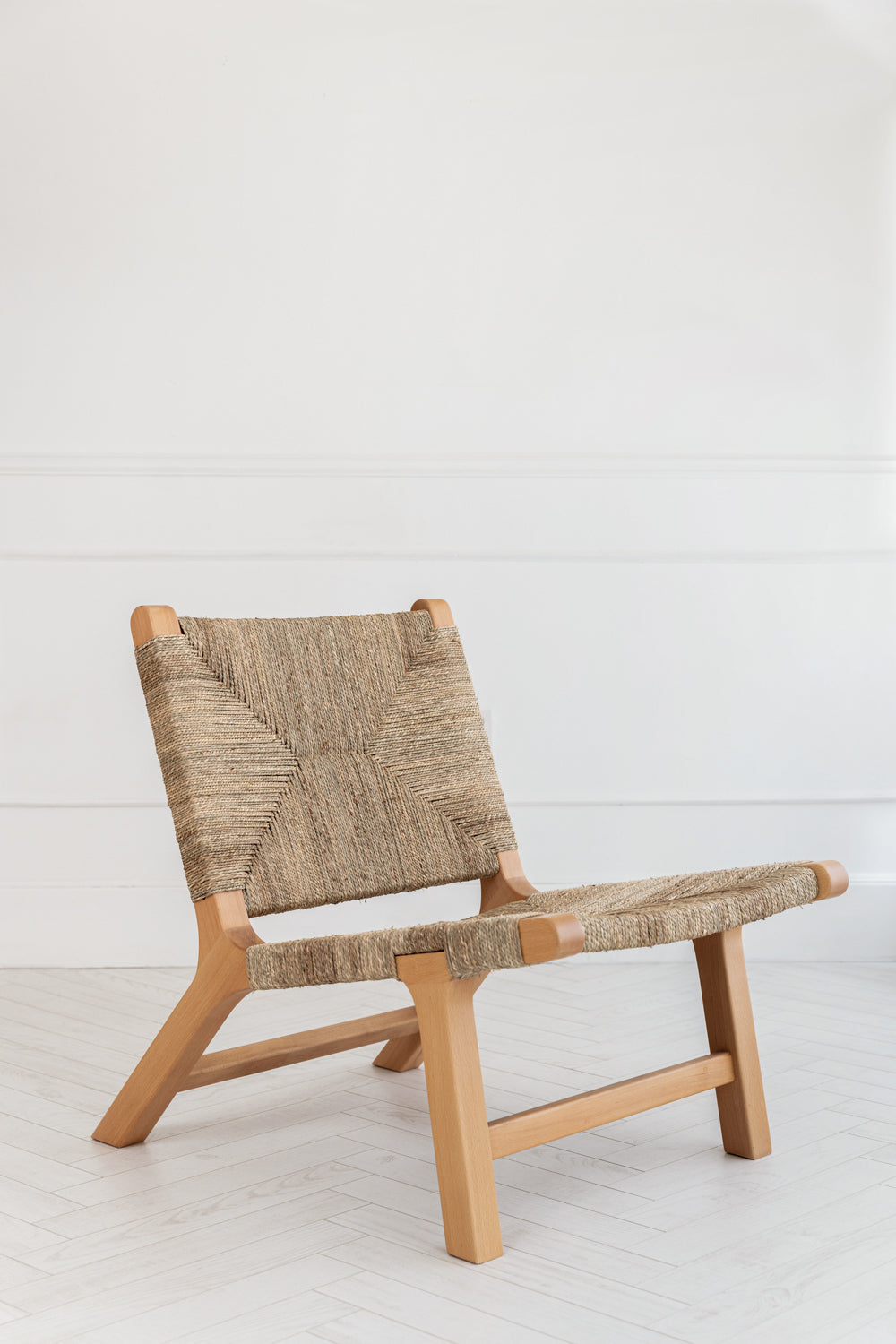 Hasırlı Ahşap Koltuk