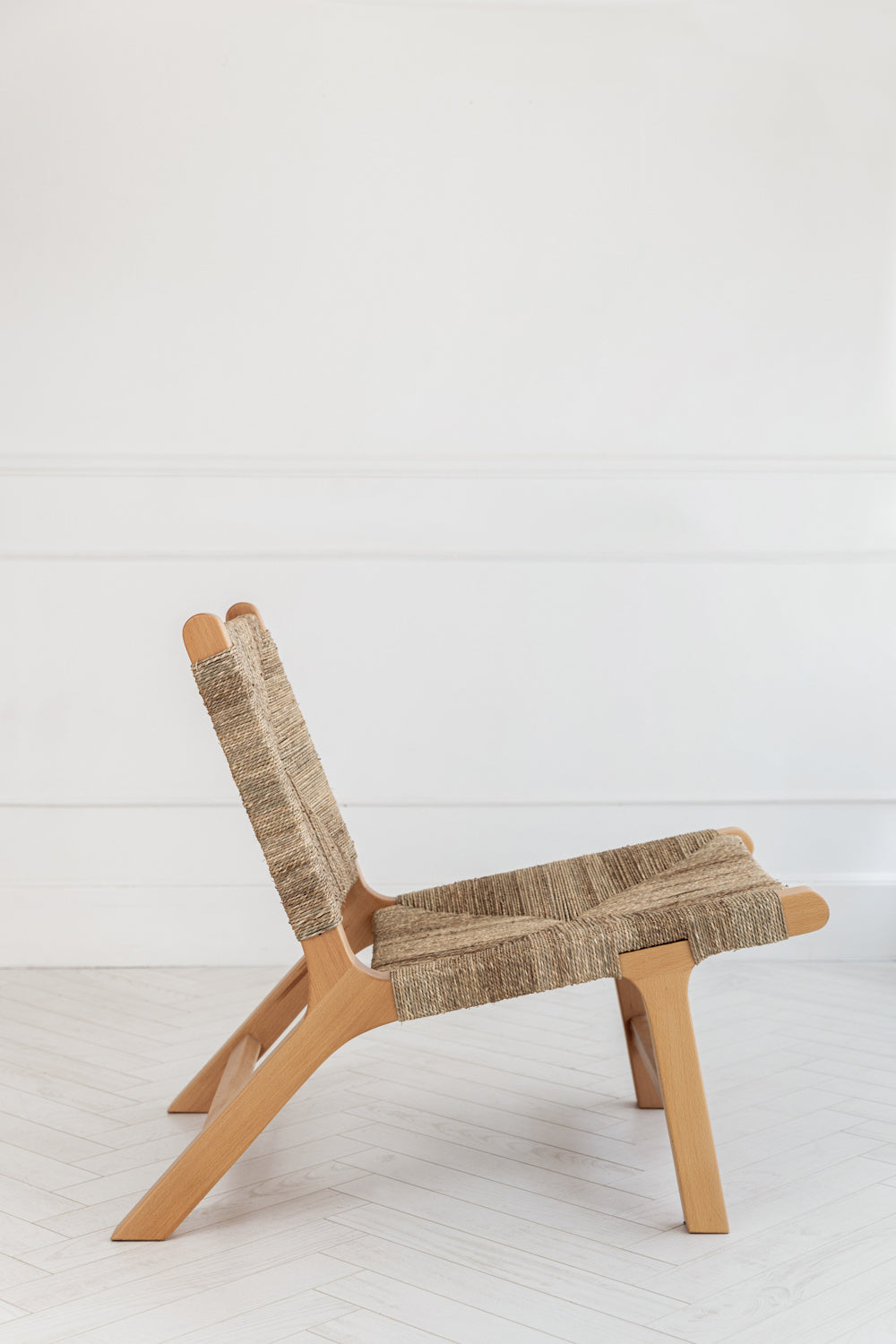 Hasırlı Ahşap Koltuk