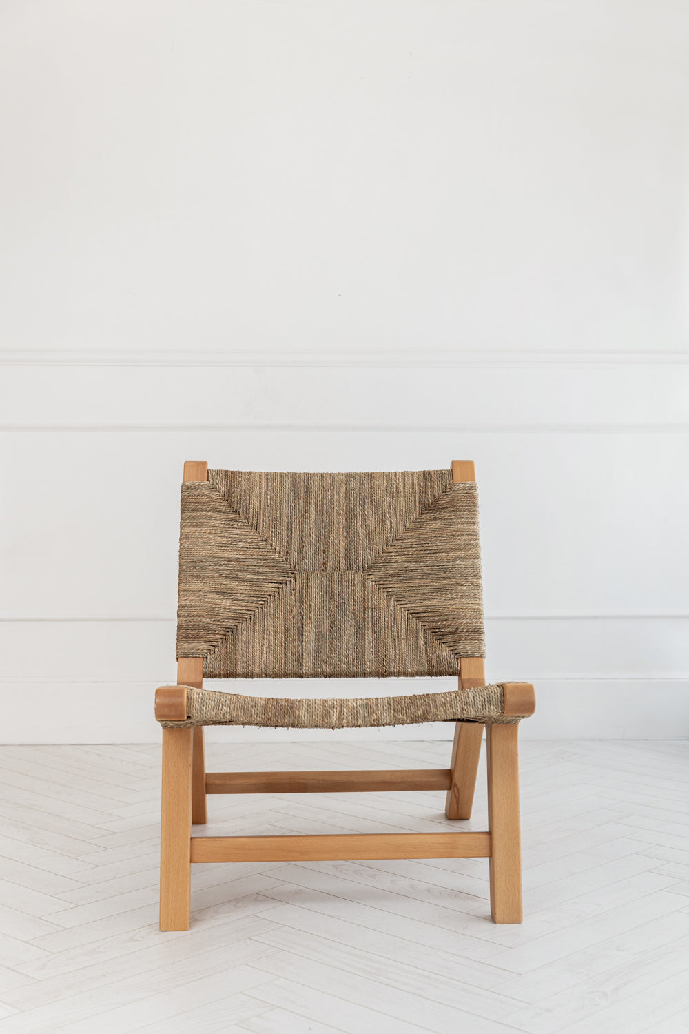 Hasırlı Ahşap Koltuk