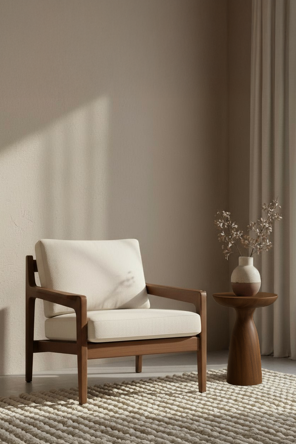 Ahşap İskandinav Koltuk