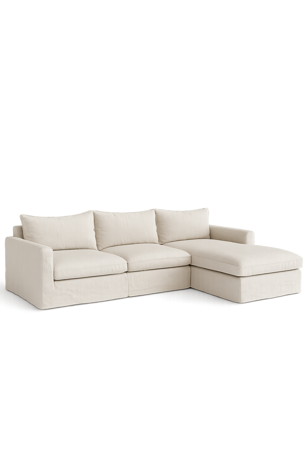 Keten Kılıflı Modüler L Koltuk