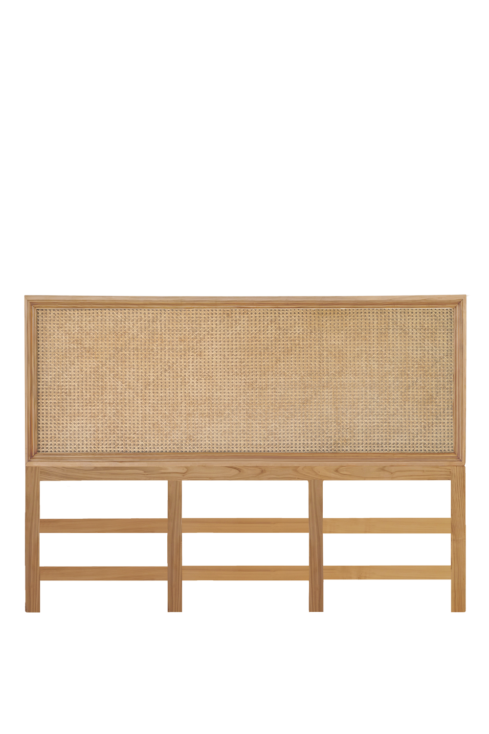 Hazeranlı Ahşap Yatak Başlığı