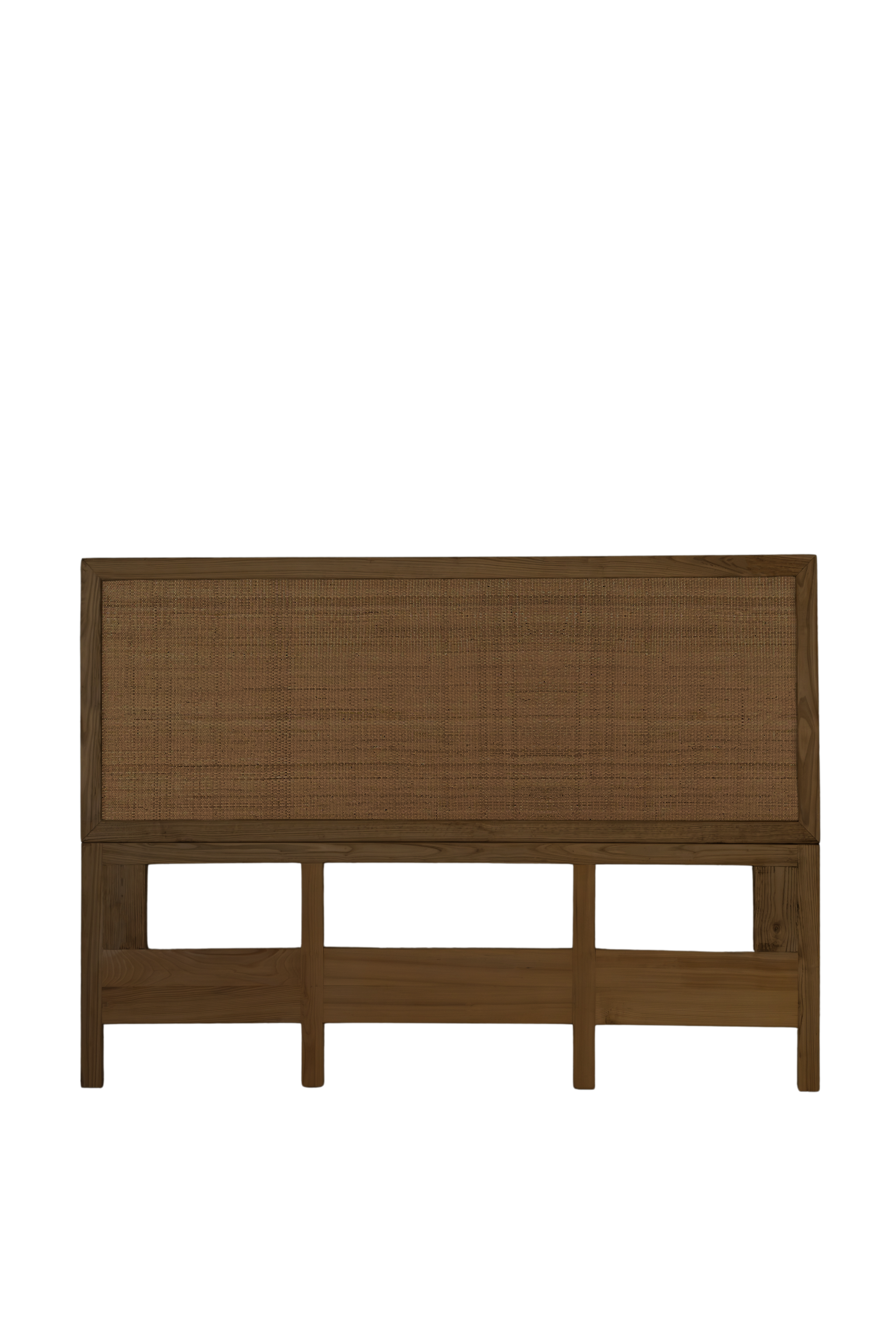 Hasırlı Ahşap Yatak Başlığı