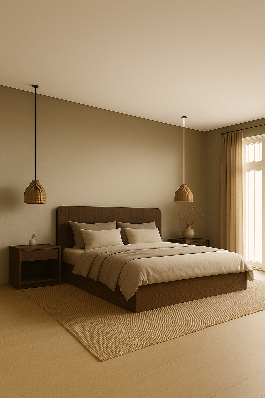 Ahşap Bazalı Karyola