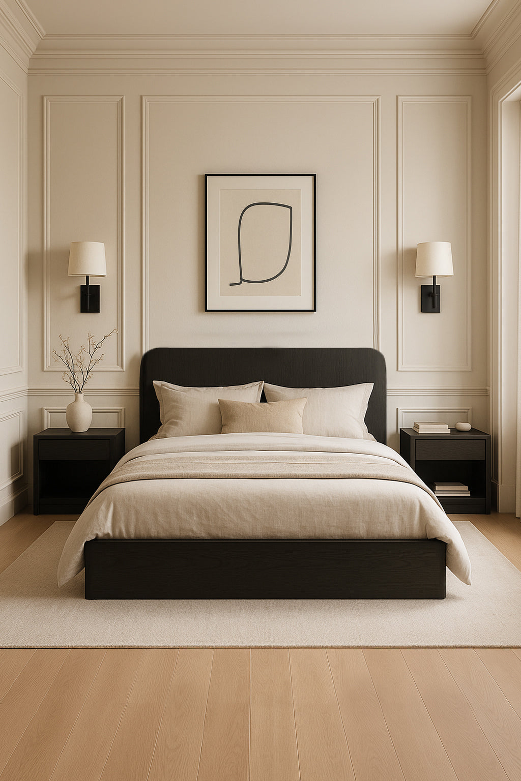 Ahşap Bazalı Karyola