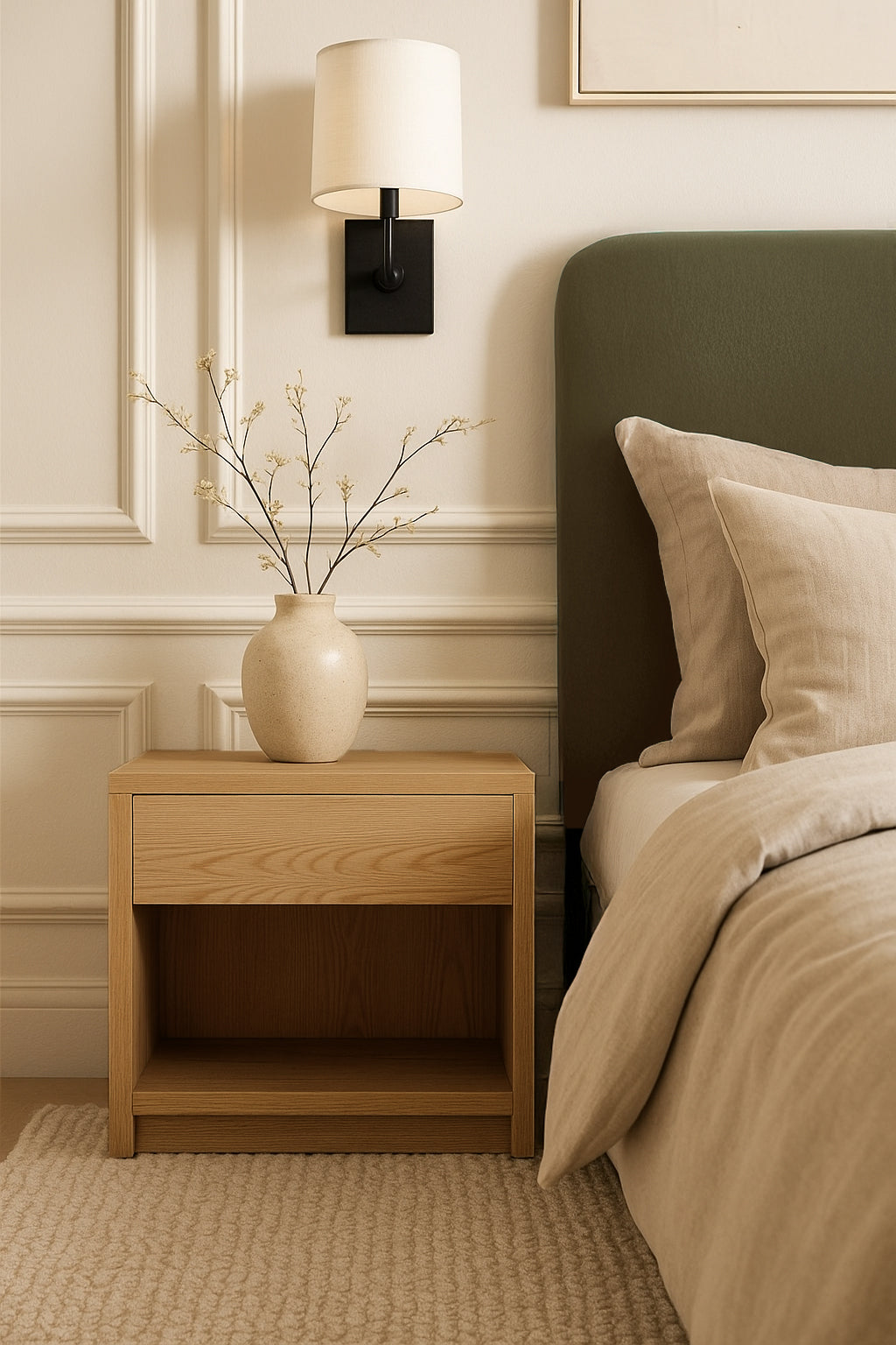 Ahşap Çekmeceli Komodin