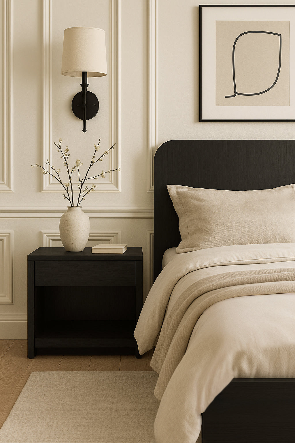 Ahşap Çekmeceli Komodin