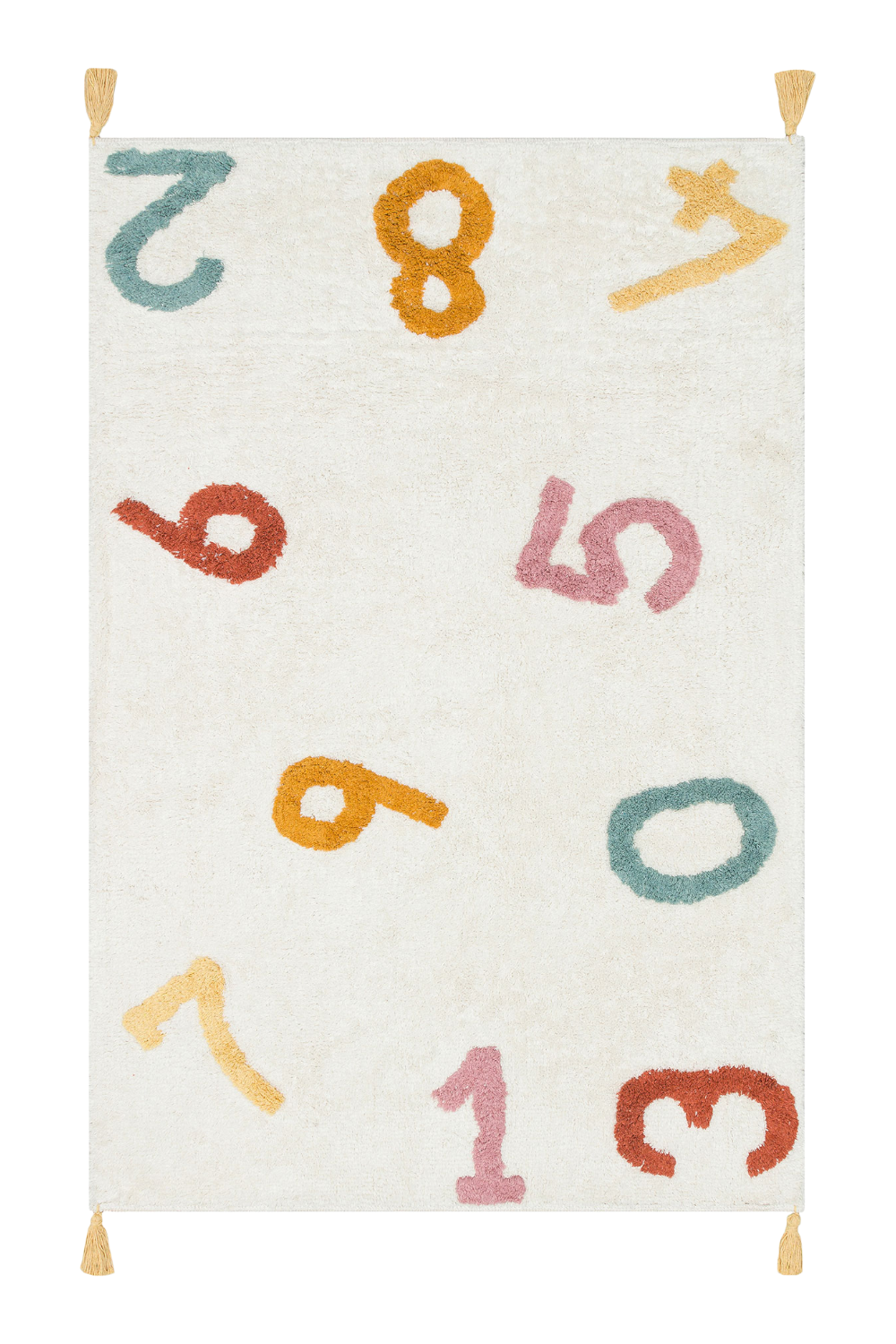 Yıkanabilir Kaymaz Tabanlı Pamuk Çocuk Halısı
