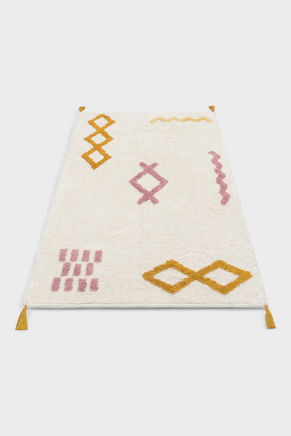 Yıkanabilir Kaymaz Tabanlı Pamuk Çocuk Halısı