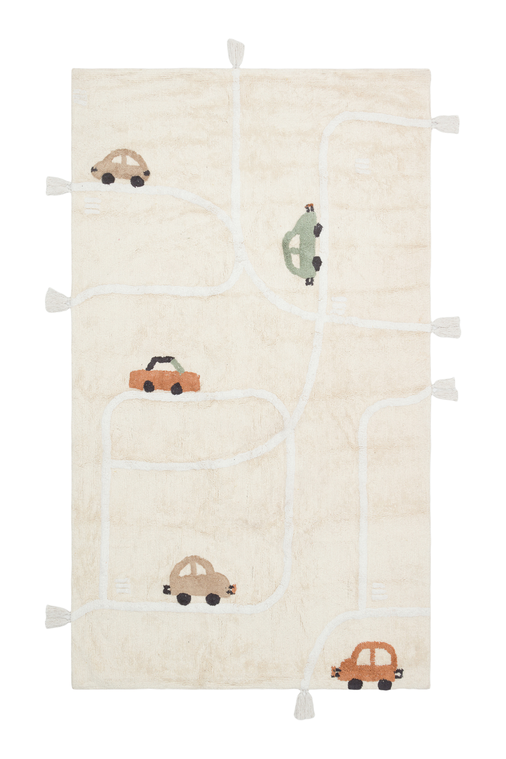 Yıkanabilir Kaymaz Tabanlı Pamuk Çocuk Halısı