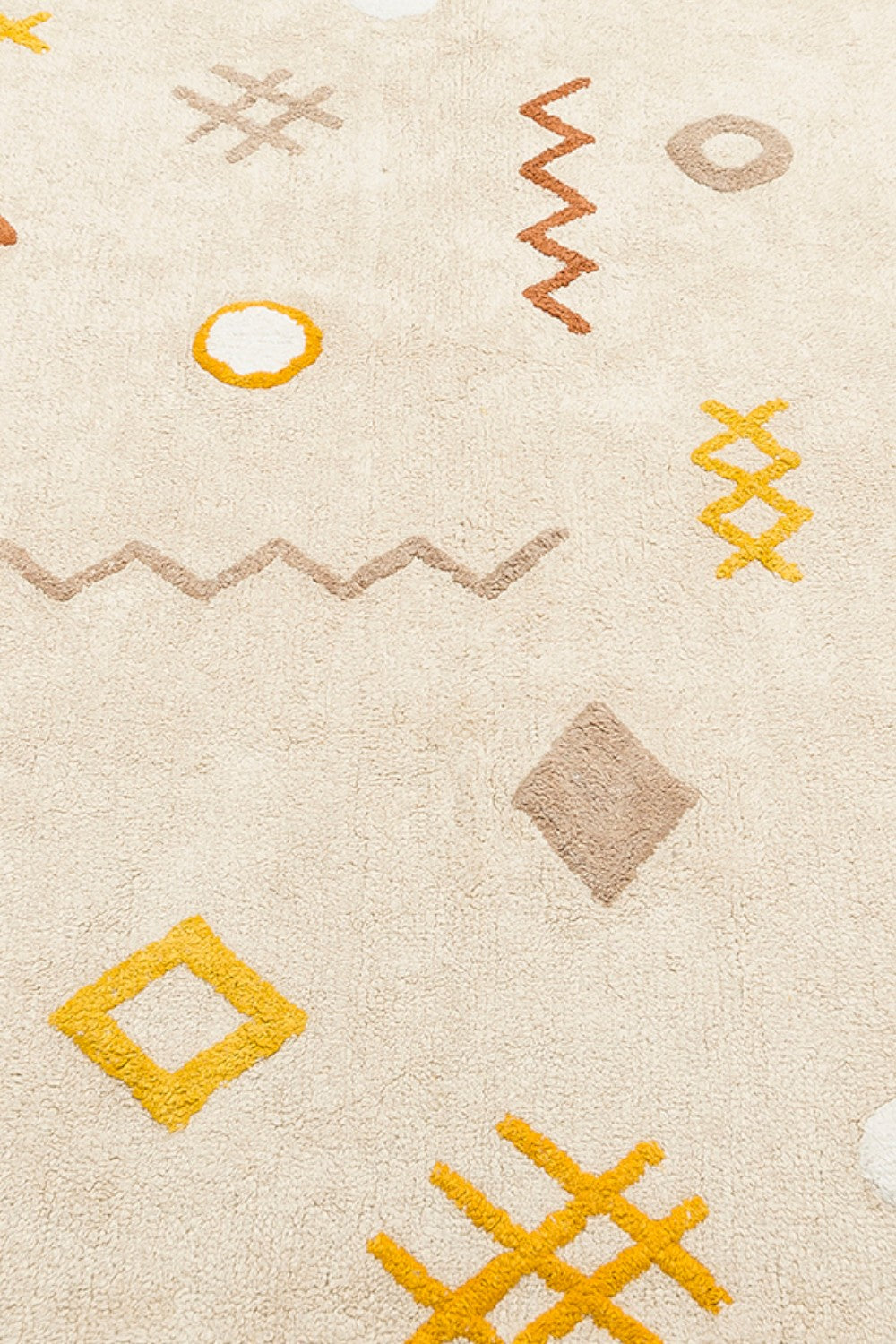 Yıkanabilir Kaymaz Tabanlı Pamuk Çocuk Halısı