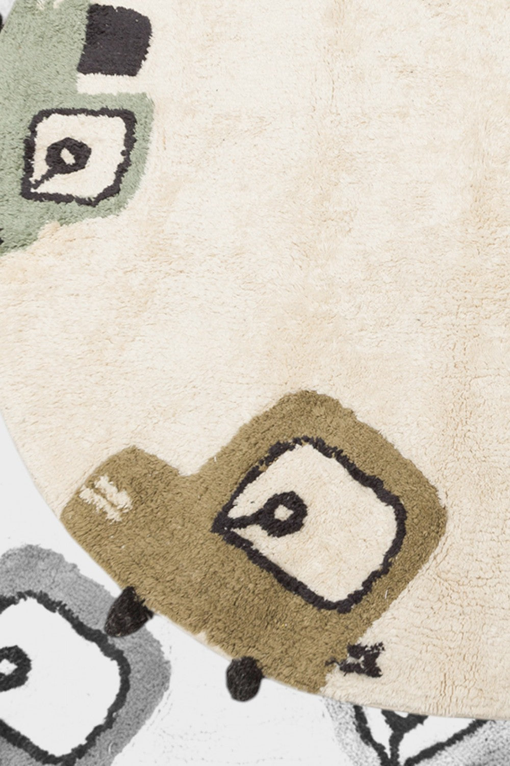 Yıkanabilir Kaymaz Tabanlı Pamuk Çocuk Halısı