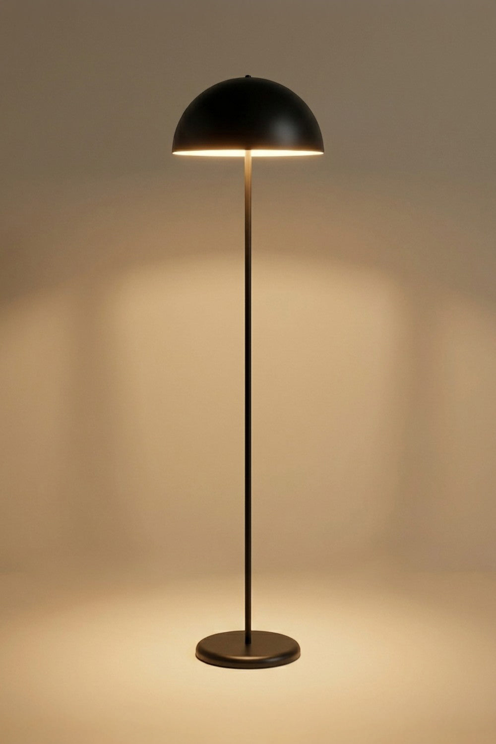 Mantar Şapkalı Metal Lambader