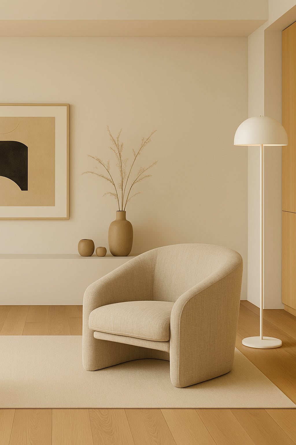 Mantar Şapkalı Metal Lambader