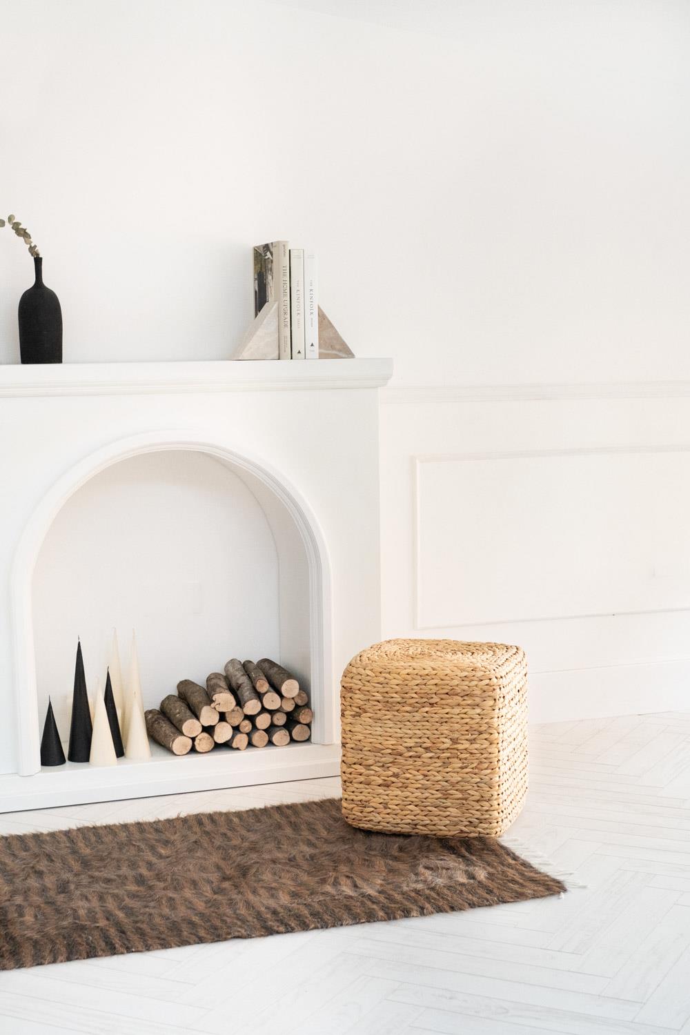 3'lü Konik Mum - Siyah