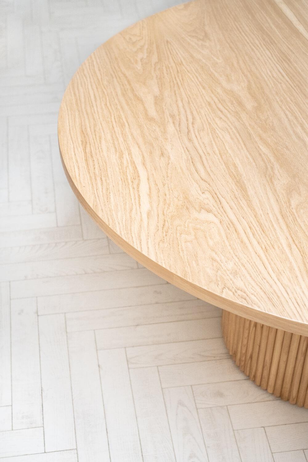 Ahşap Yuvarlak Yemek Masası