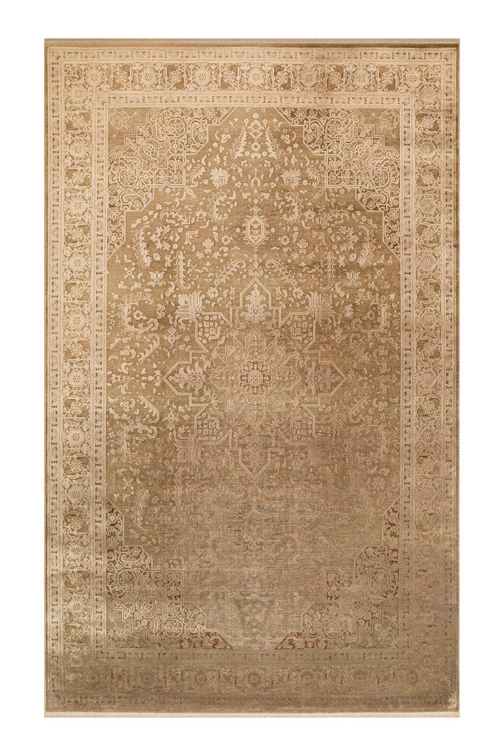 Over-Dyed Vintage Görünümlü Dokuma Halı