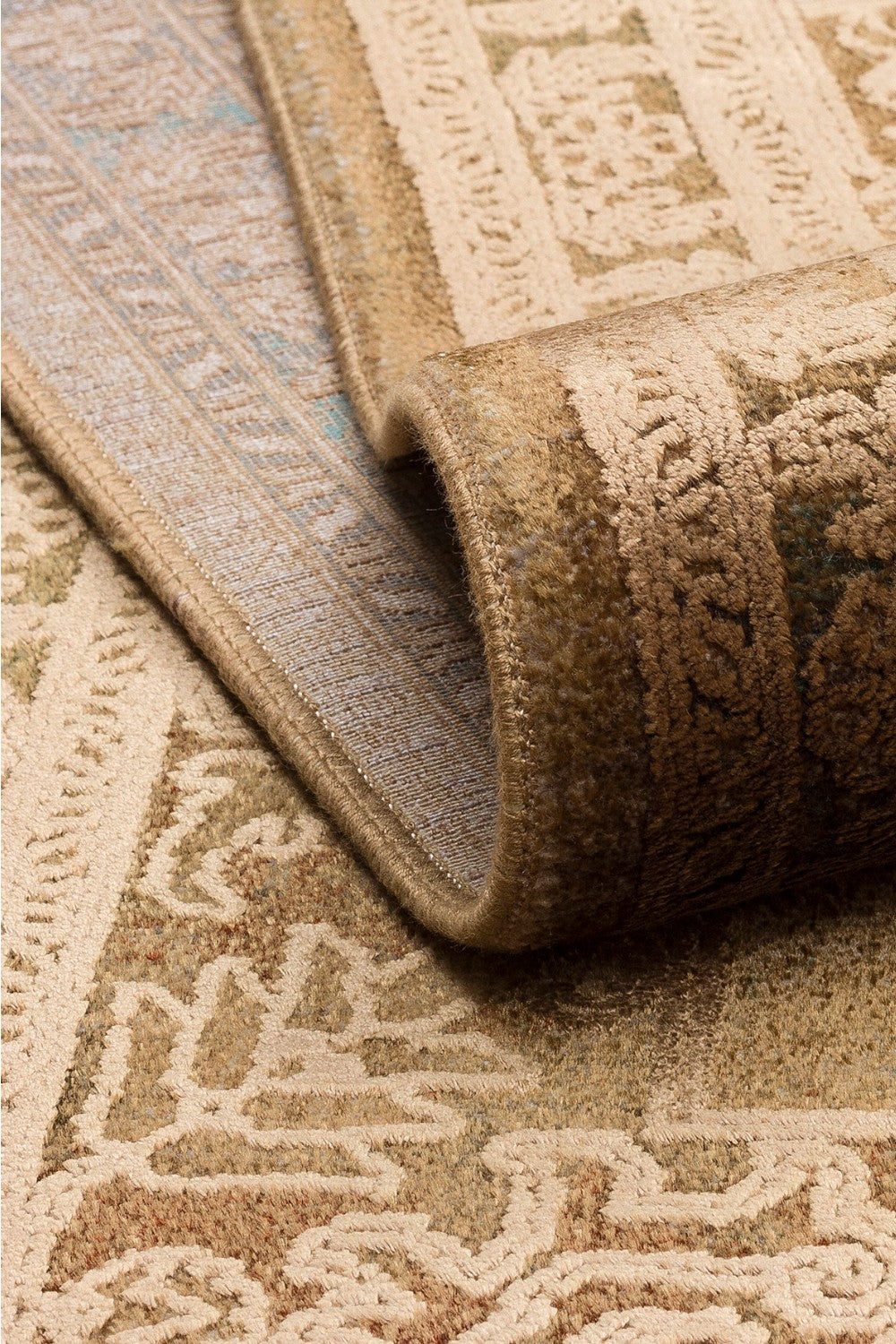 Over-Dyed Vintage Görünümlü Dokuma Halı