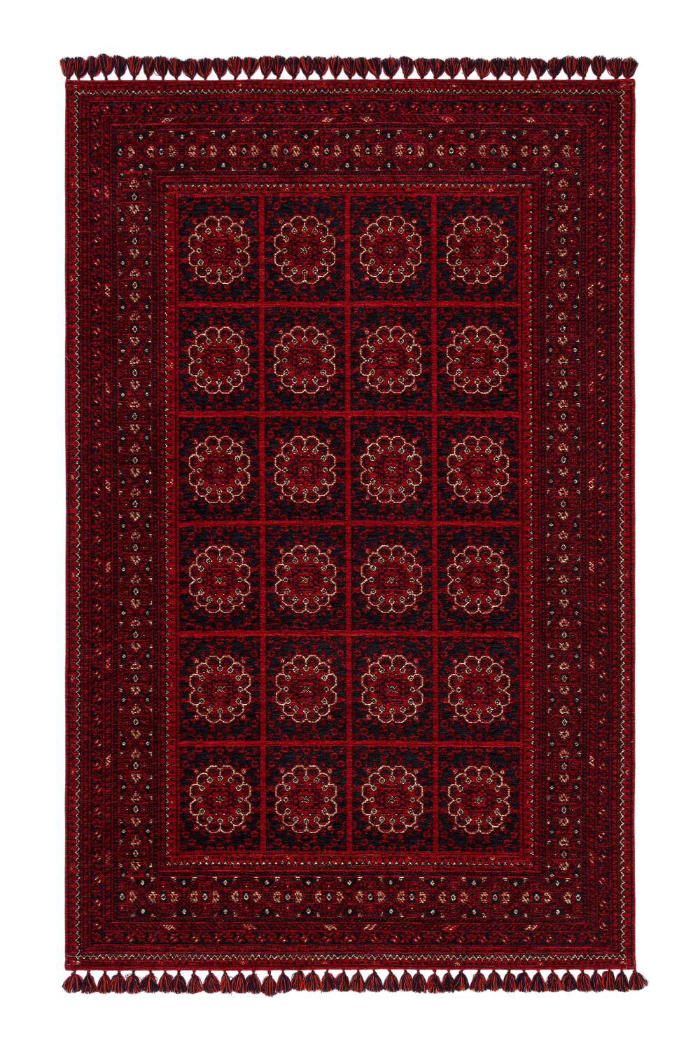 Yağcıbedir Desenli İnce Dokuma Halı