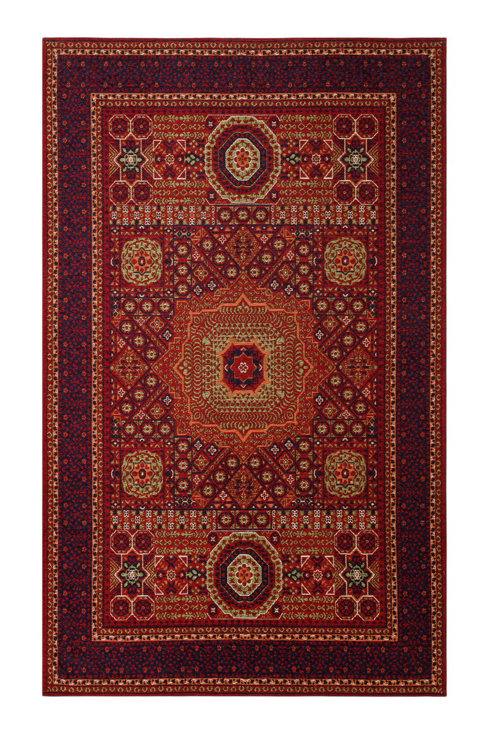 Yağcıbedir Desenli İnce Dokuma Halı