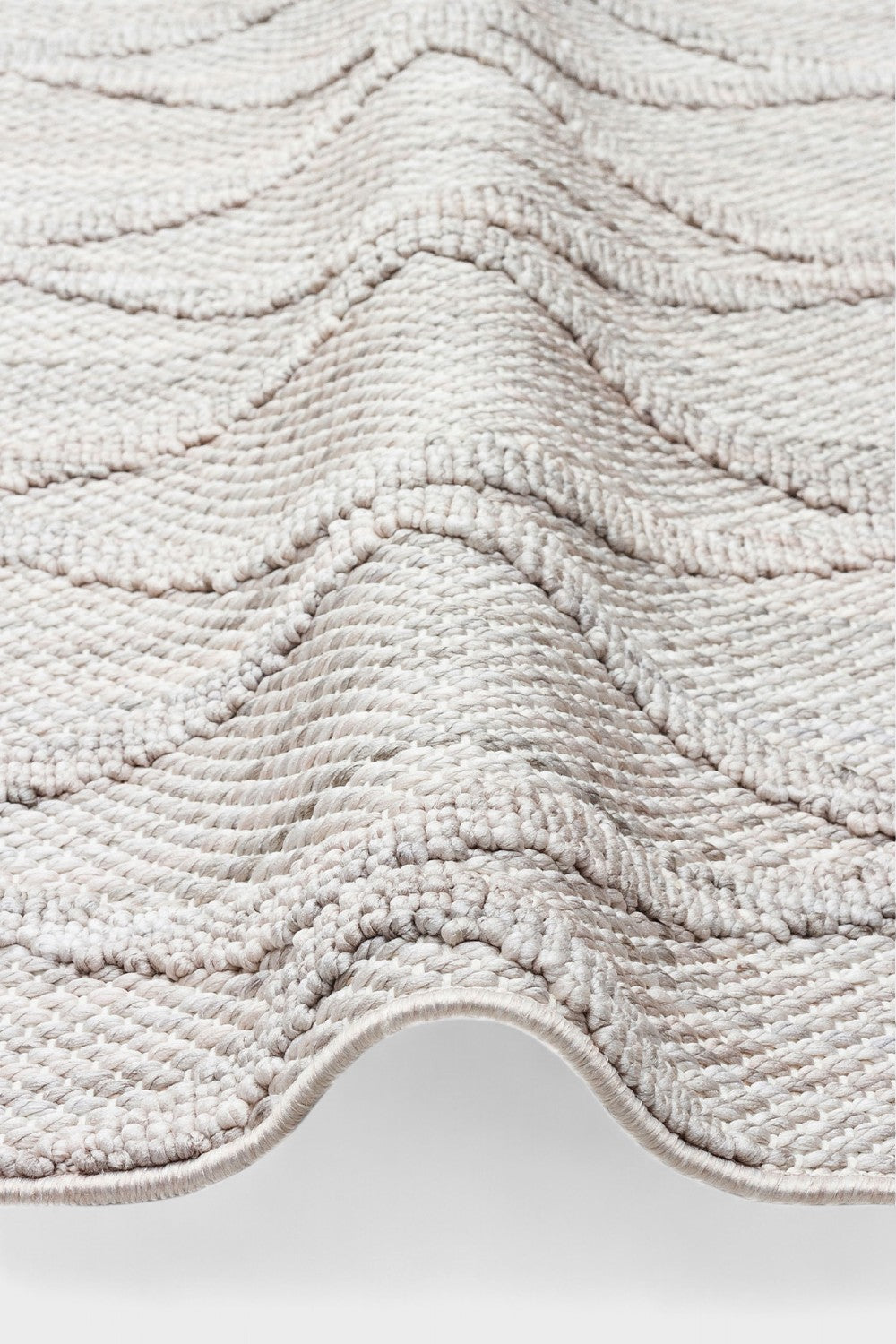 Hav Vermeyen Örgü Dokulu Püsküllü Halı