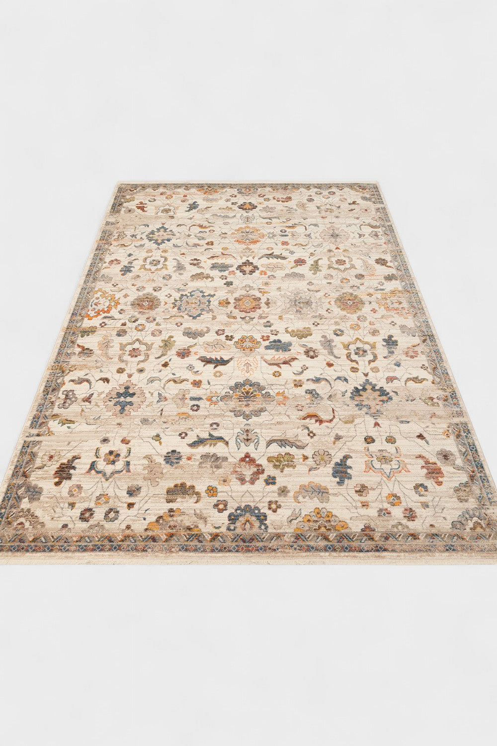 Etnik Desenli Yumuşak Tuşeli Dokuma Halı