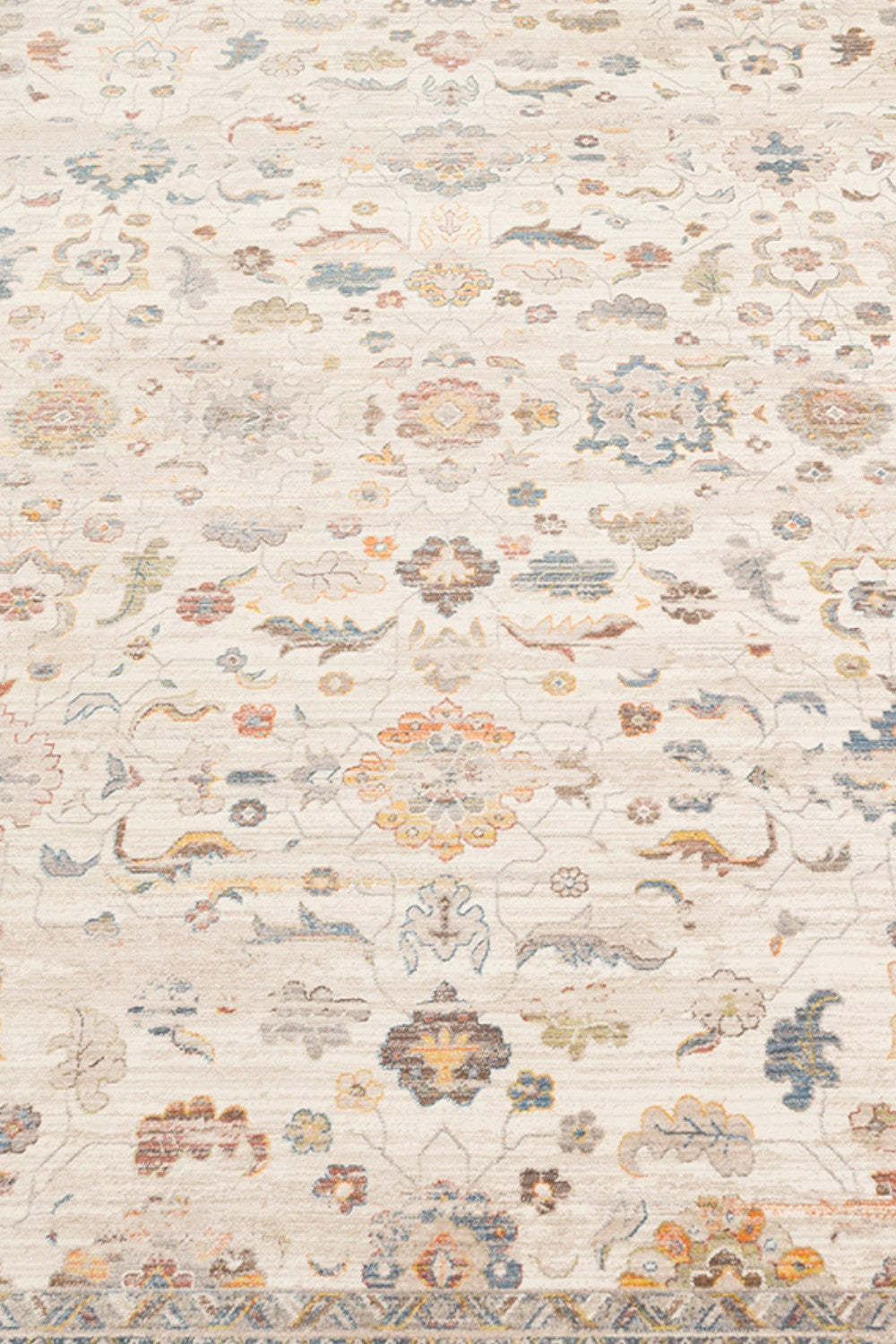 Etnik Desenli Yumuşak Tuşeli Dokuma Halı