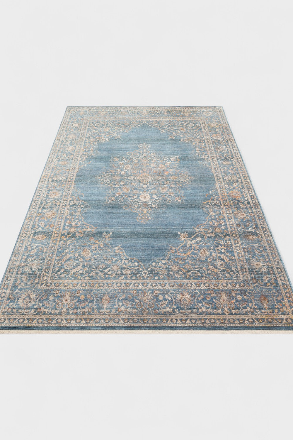 Etnik Desenli Yumuşak Tuşeli Dokuma Halı