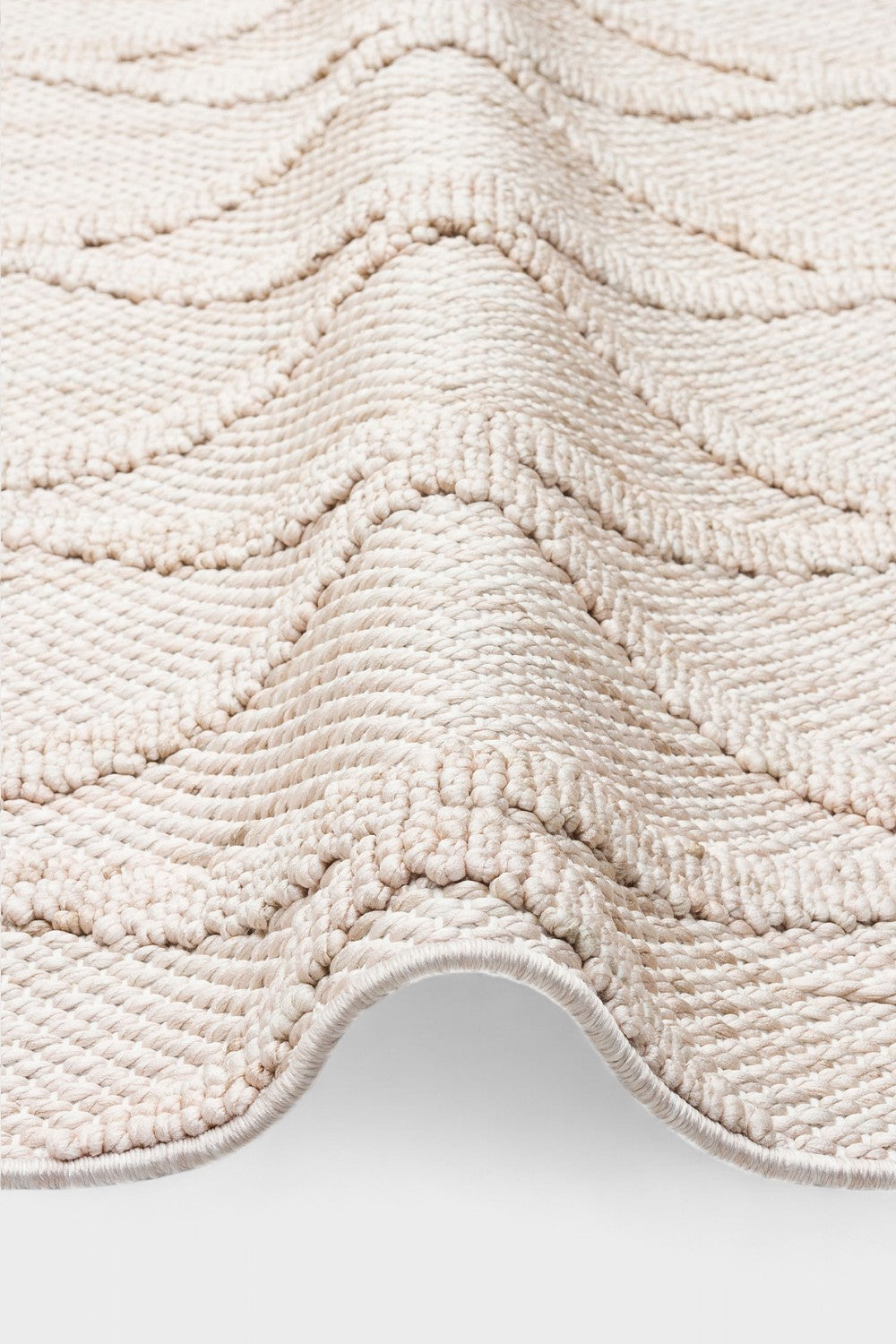 Hav Vermeyen Örgü Dokulu Püsküllü Halı